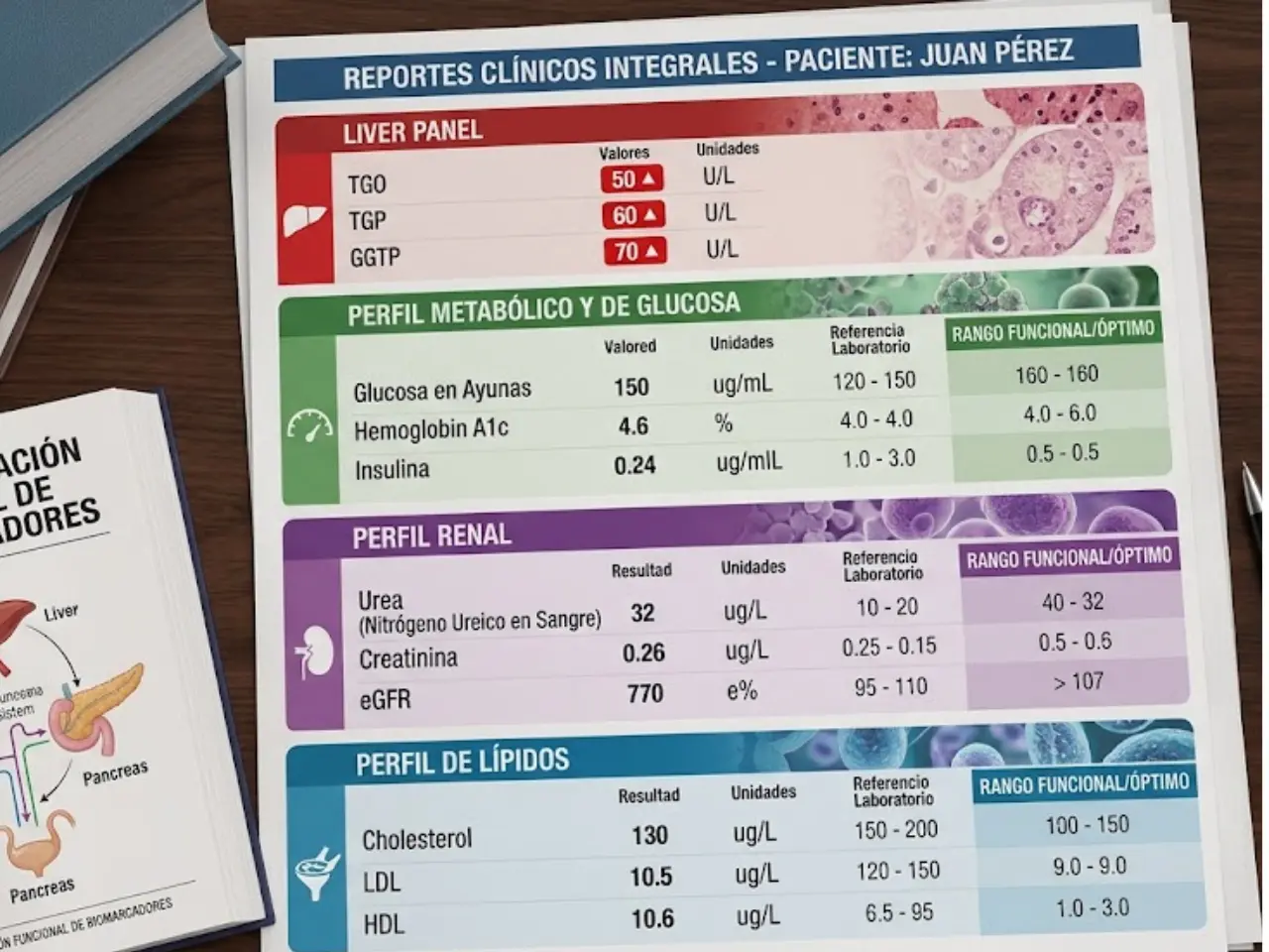 Curso – Aprende A Interpretar Tus Exámenes Clínicos: Transaminasas (TGP-GGTP-TGO), Marcadores Renales Y Control Glucémico