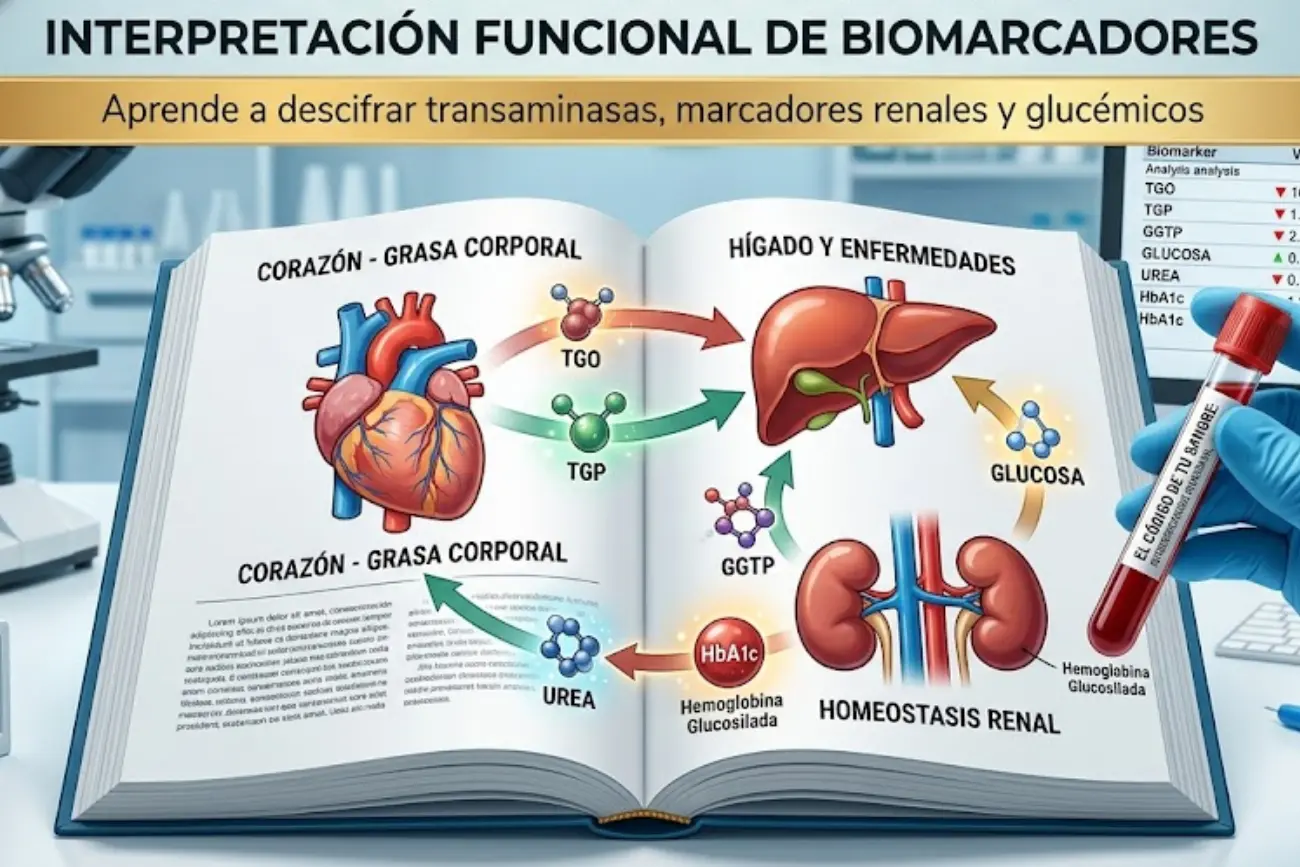 Curso – Aprende A Interpretar Tus Exámenes Clínicos: Transaminasas (TGP-GGTP-TGO), Marcadores Renales Y Control Glucémico