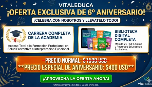 Oferta Exclusiva 6º Aniversario: Formación Integral + Biblioteca Digital